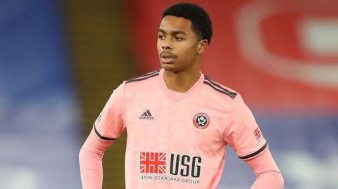 Antwoine Hackford on his Sheffield United debut at Crystal Palace in 2021