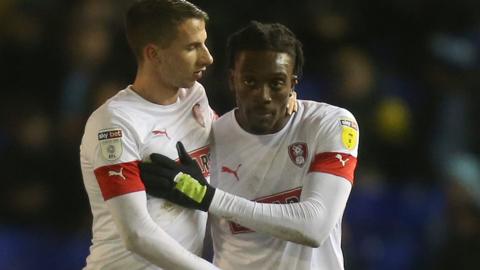 Rotherham United top scorer hit his 16th goal of the season to put the Millers ahead at St Andrew's