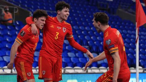 Wales celebrate