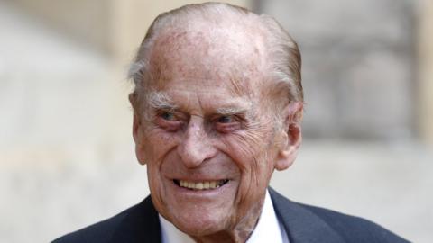 The Duke of Edinburgh during a ceremony for the transfer of the Colonel-in-Chief of the Rifles