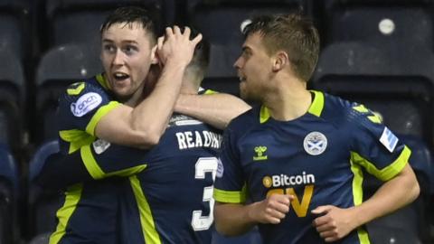 Ayr United celebrate