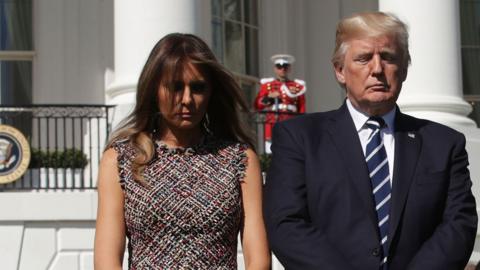 Melania and Donald Trump