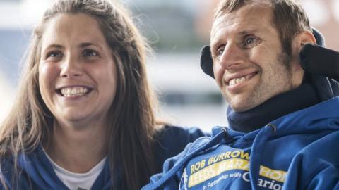 Linsey and Rob Burrow
