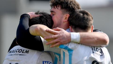 Glasgow Warriors celebrate