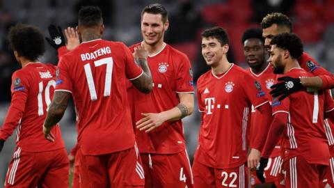 Bayern Munich celebrate