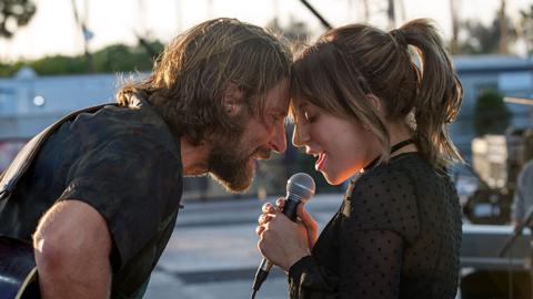 Bradley Cooper and Lady Gaga in A Star Is Born