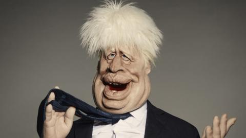 Boris Johnson puppet