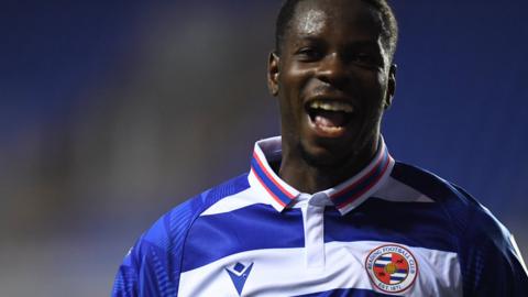 Reading striker Lucas Joao celebrates his goal against Wycombe