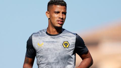 Chem Campbell during pre-season training with Wolves