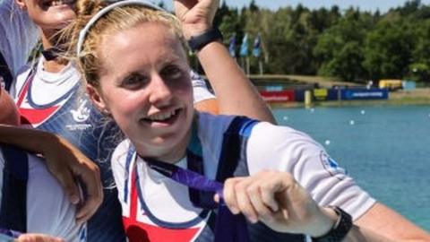 Rebecca Edwards helped Great Britain clinch gold in the women's eight at last weekend's final World Cup regatta of the season in Lucerne