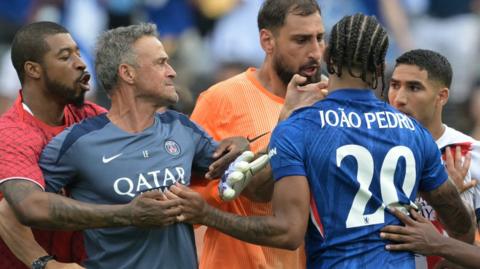 Joao Pedro and Luis Enrique