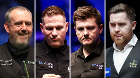 Mark Williams, Daniel Wells, Ryan Day & Jak Jones