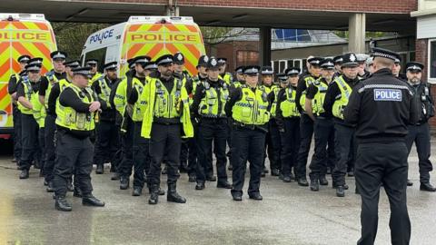 North Yorkshire Police officers