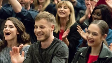 Standing ovation at the theatre