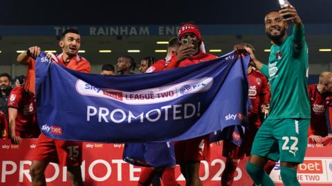 Leyton Orient celebrate promotion