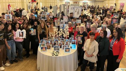 Families who lost loved ones at Newham Town Hall