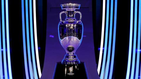 The UEFA EURO 2024 trophy