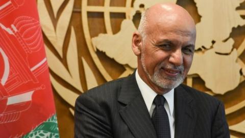 Afghan President Ashraf Ghani (file photo Sept 2017)