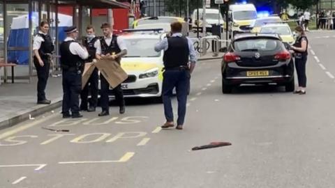 Police at scene of stabbing in Woolwich