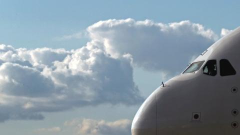 Plane at Heathrow