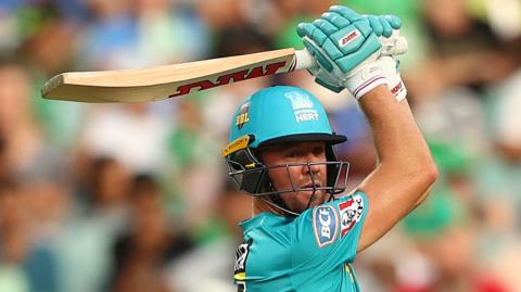 South Africa's AB de Villiers in action for Australian side Brisbane Heat