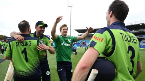 Ireland celebrate