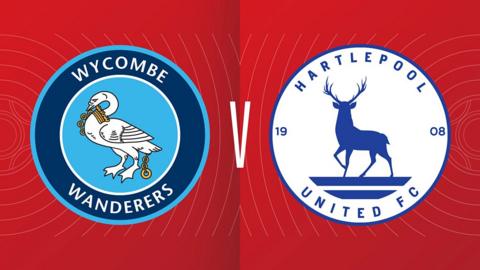 Wycombe Wanderers v Hartlepool United