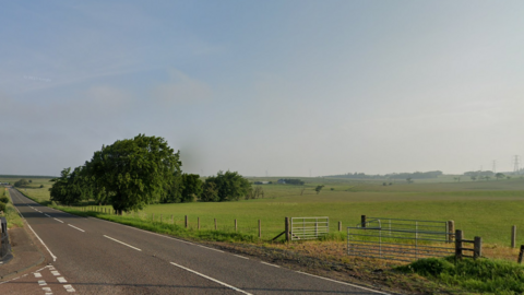 The A726 near Millwell