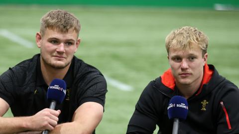 Taine Plumtree and Blair Murray