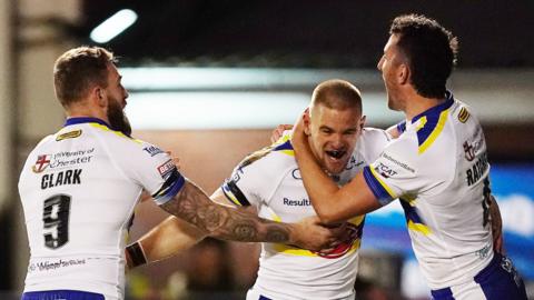 Warrington celebrate