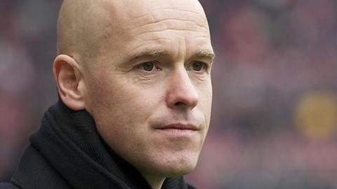 Erik ten Hag at FC Twente