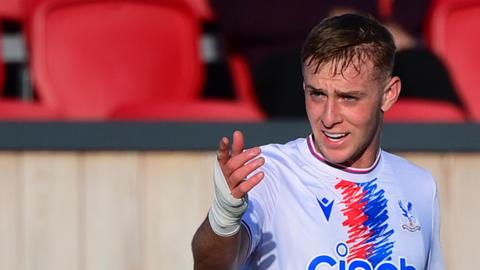 Killian Phillips in action for Crystal Palace's under-21 side