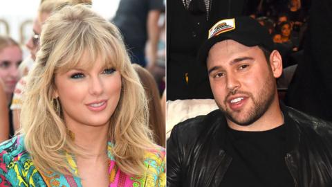 Taylor Swift and Scooter Braun