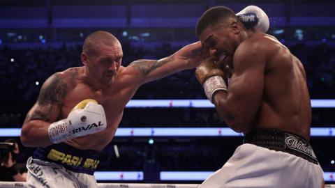 Oleksandr Usyk and Anthony Joshua