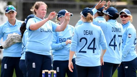 England celebrate