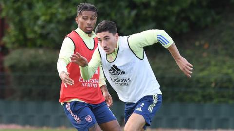 Reiss Nelson and Hector Bellerin