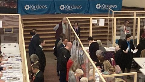 Election count at Kirklees