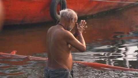 Man in Ganges