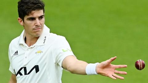 Sean Abbott in action for Surrey