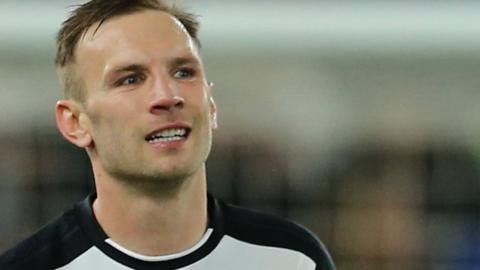 Andreas Weimann playing for Derby County