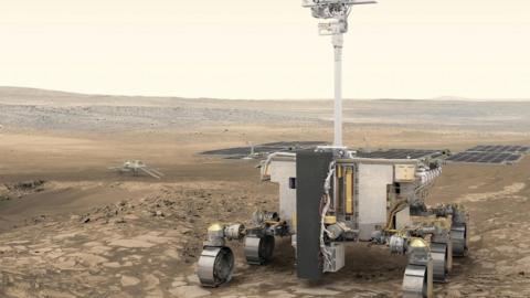 Artwork: ExoMars rover