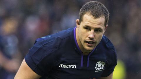 Allan Dell is poised to win his 20th cap against France in Paris