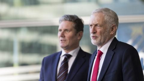 Sir Keir Starmer and Jeremy Corbyn