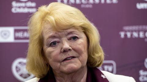 Hearts owner Ann Budge