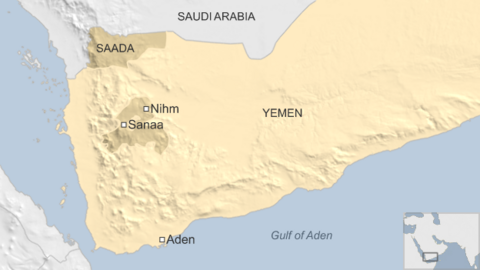 Map of Yemen