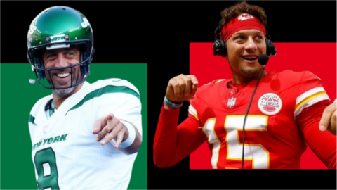 Aaron Rodgers and Patrick Mahomes