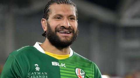 London Irish back row Steve Mafi