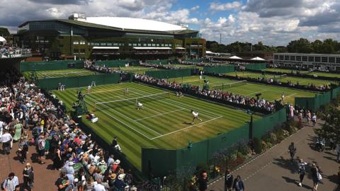 Courts at Wimbledon