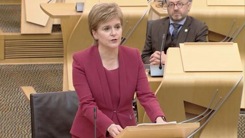 Nicola Sturgeon said the pact could represent "a new and better way of doing politics"