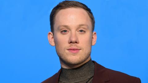 Actor Joe Cole poses at the "Against the Ice" photocall during the 72nd Berlinale International Film Festival Berlin at Grand Hyatt Hotel on February 15, 2022 in Berlin, Germany